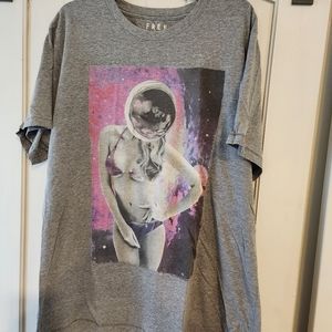 Space girl tshirt size 2xl